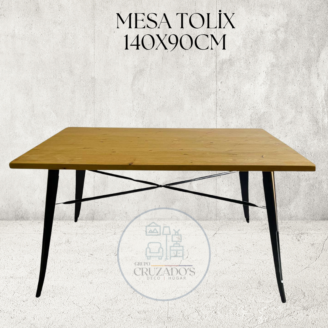 Mesa Tolix Negra