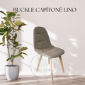 SILLA BUCKLE CAPITONE LINO