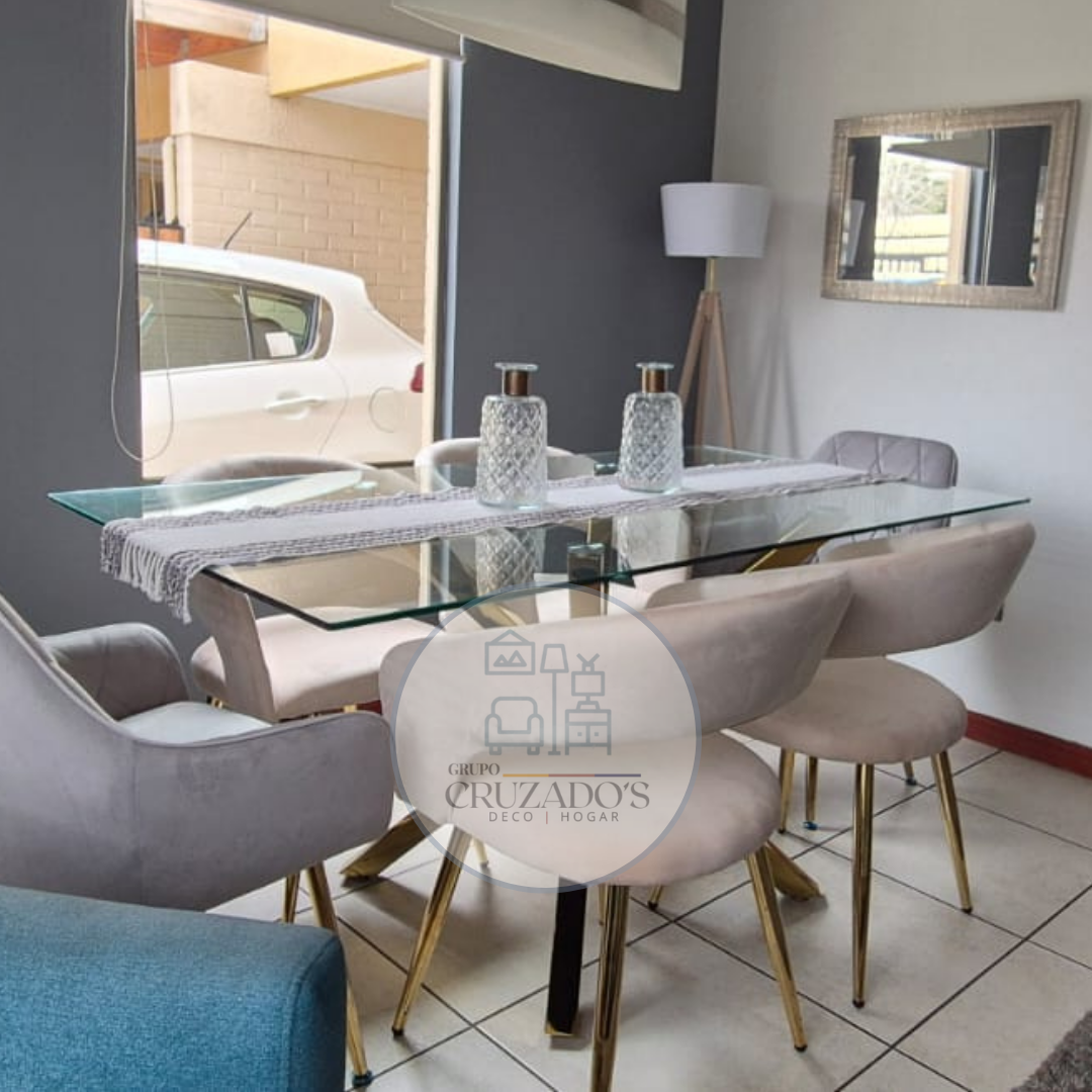 COMEDOR MADRID 130x80cm 4 SITIALES