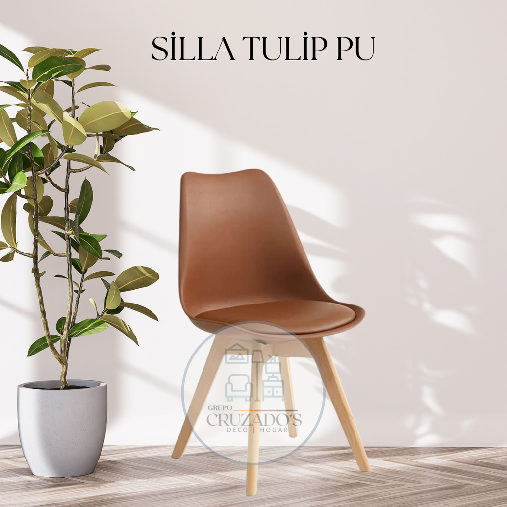 Mesa circular 120 cm + sillas tulip