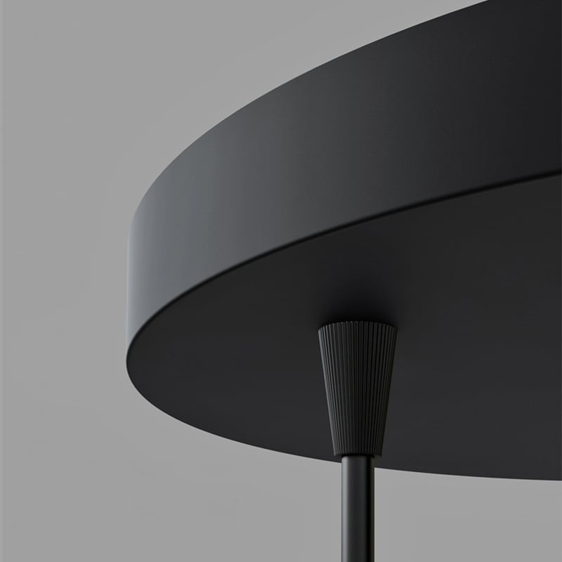 Modernas luces triples de techo de metal