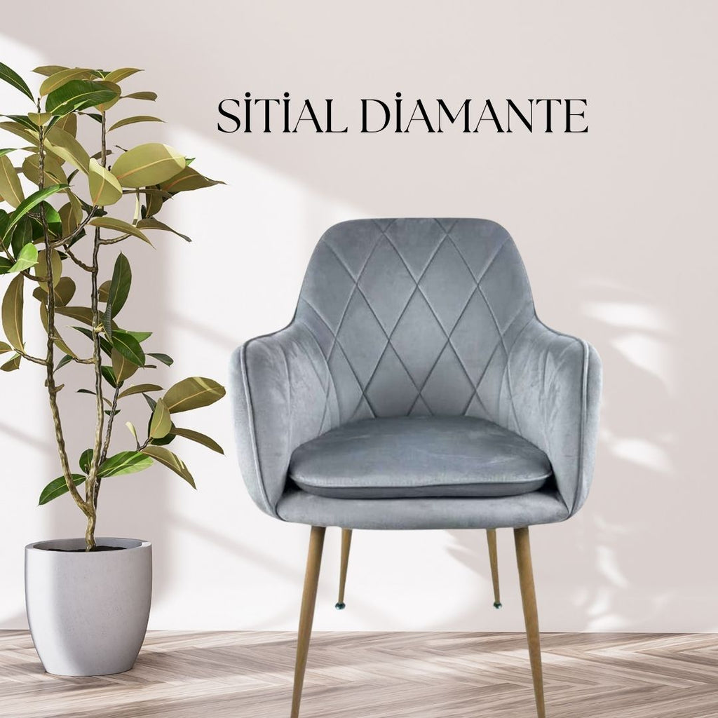 MESA MARMOL 120X80CM + 4 SILLAS FELPA + 2 SITIALES FELPA