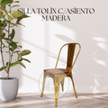 SILLA TOLIX DORADO