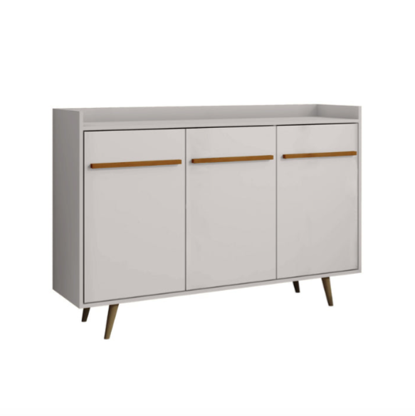 White Winter Quartz Buffet Sideboard Bar