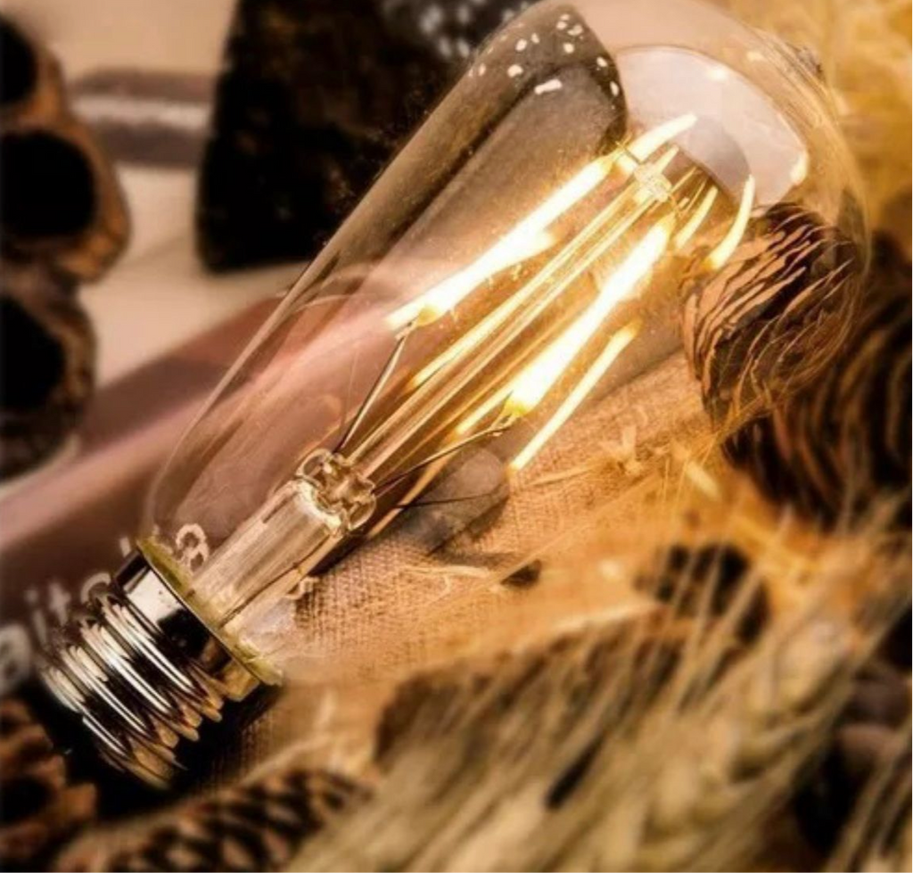Ampolleta filamento LED Edison 4W vintage