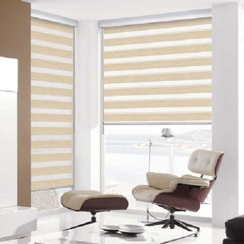 Roller Duo Con Cenefa  COLOR BEIGE