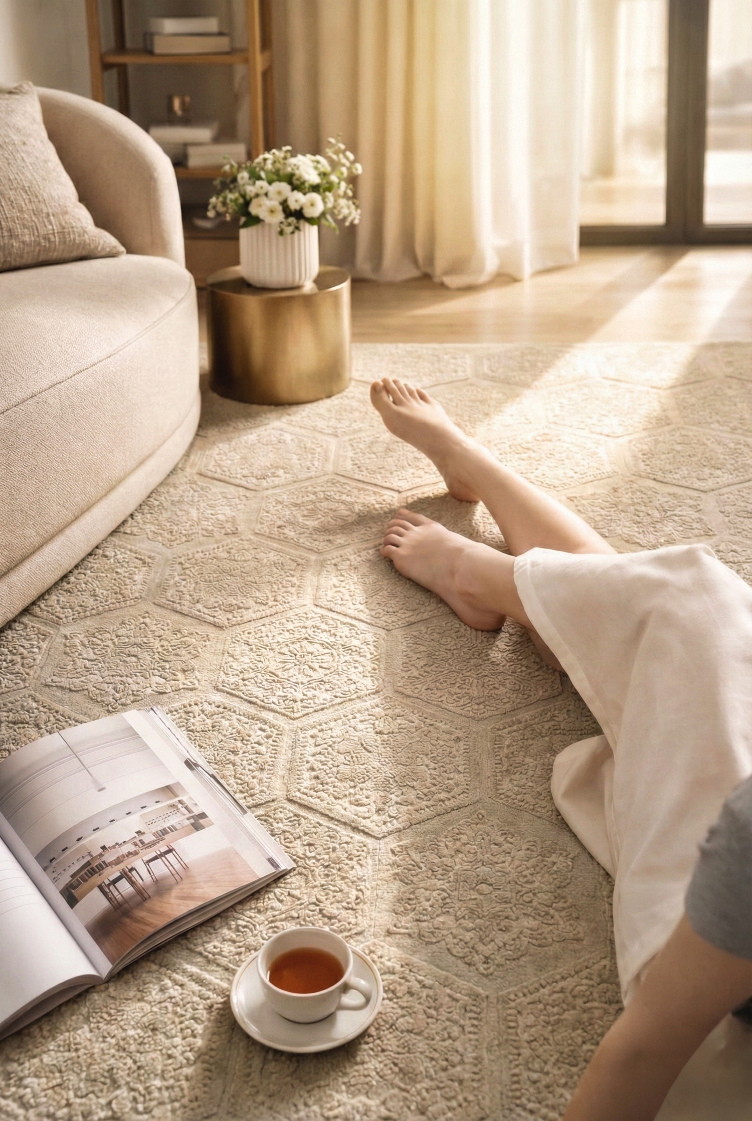 Alfombra Hexa 200x300cm