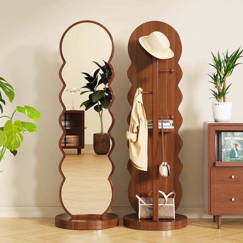 360° Rotating Full Body Mirror COFFEE