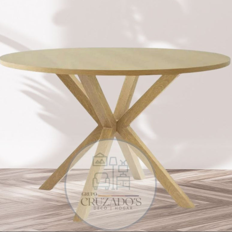 COMEDOR MESA CIRCULAR MDF 120CM