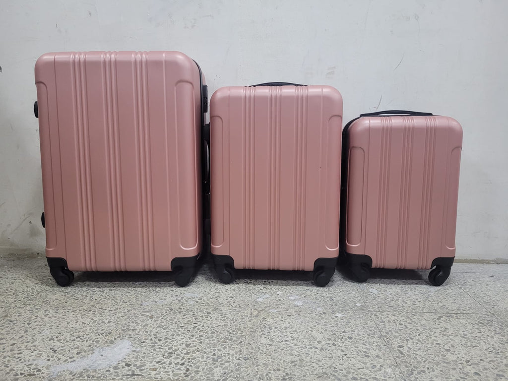 Set de tres maletas ruedas 360/ sistema
