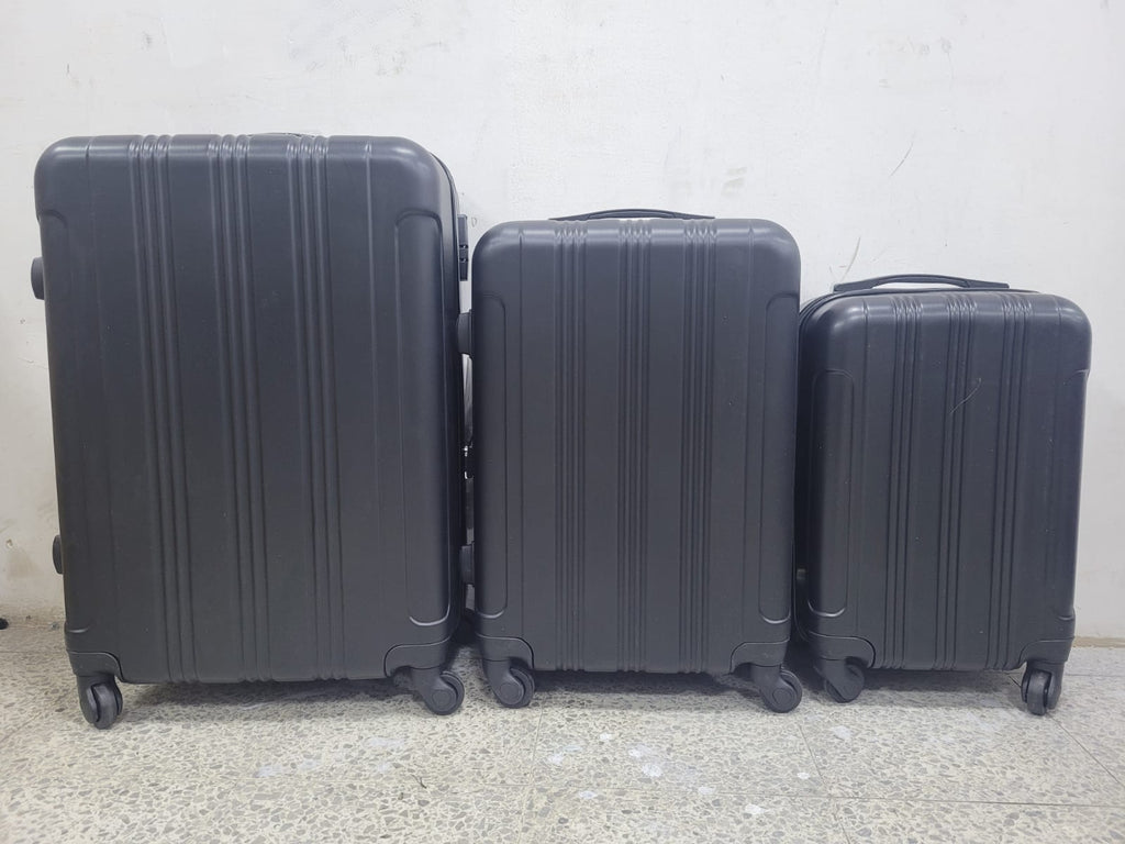 Set de tres maletas ruedas 360/ sistema