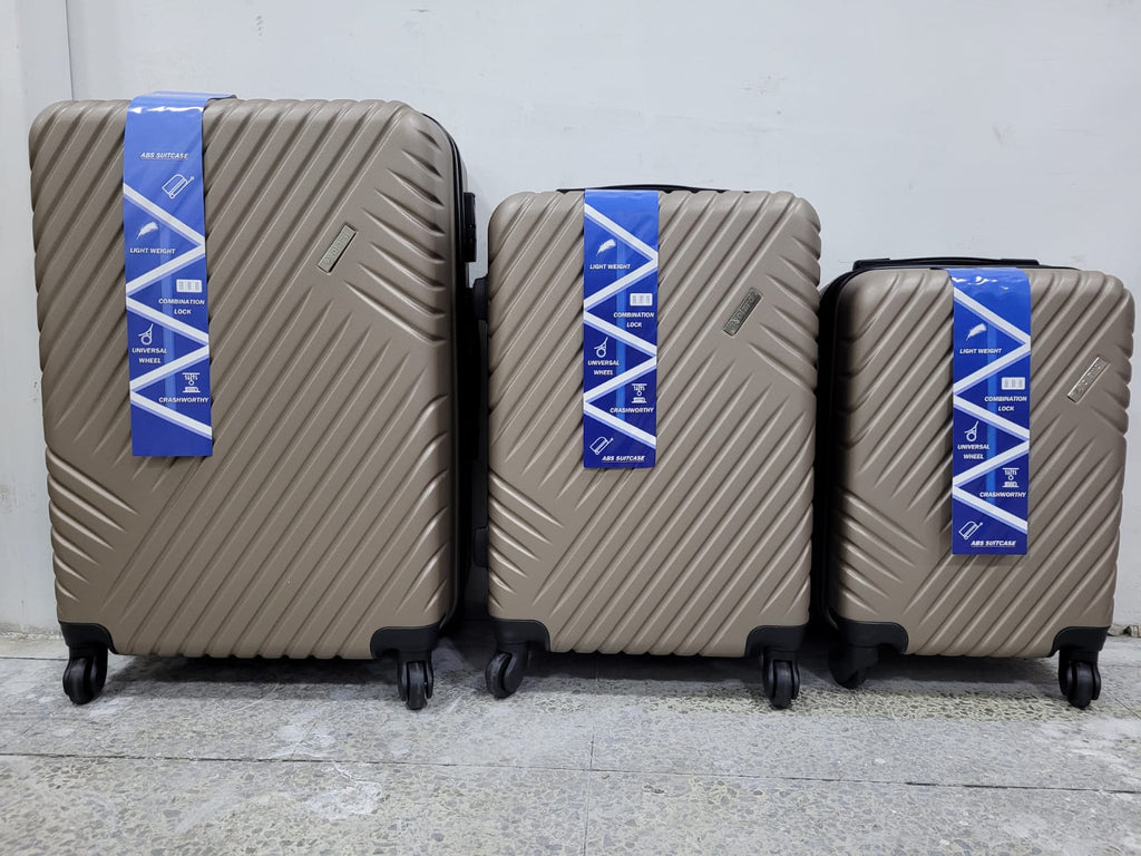 Set de tres maletas ruedas 360/ sistema