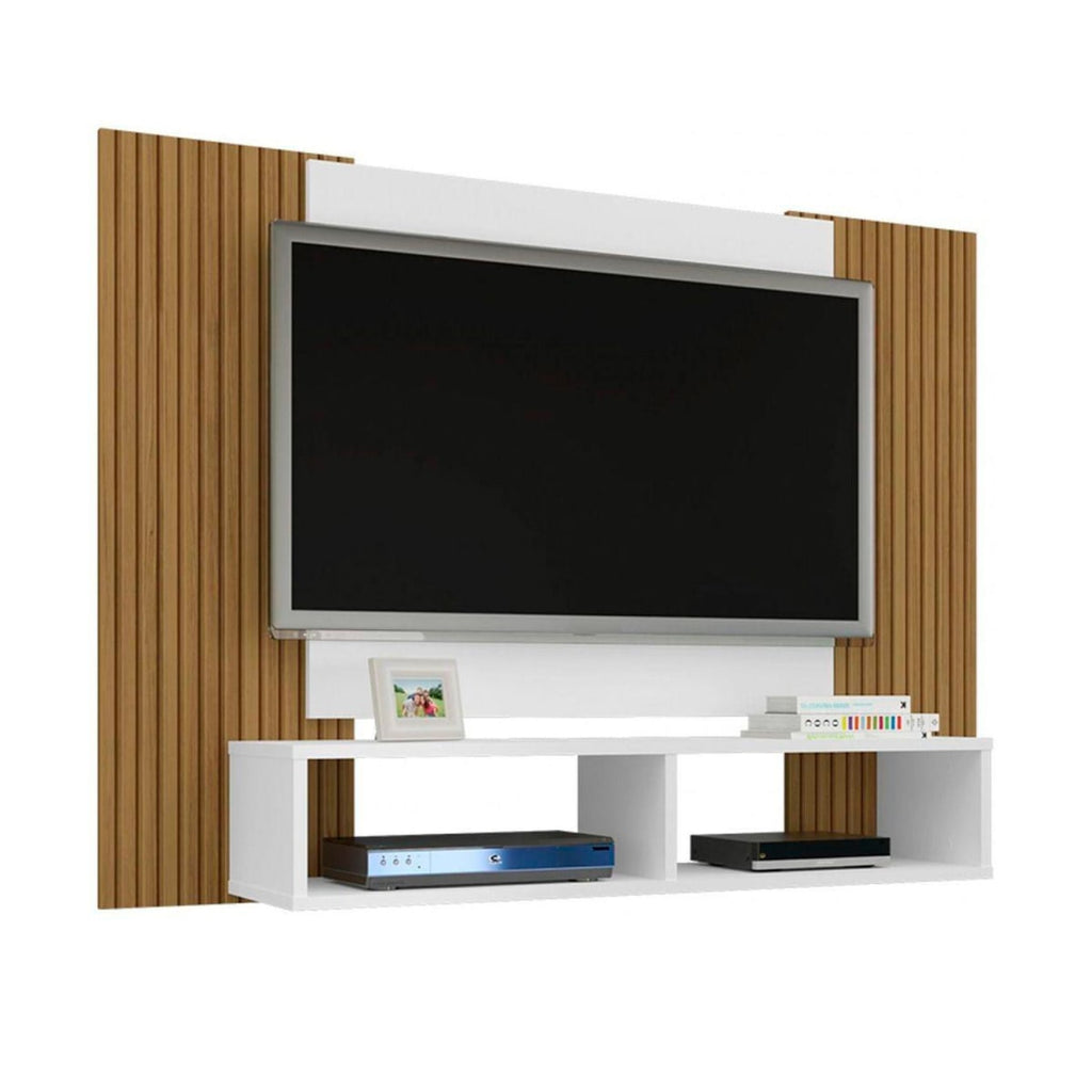 Panel Rack Tv 47" Navi Blanco Ripado