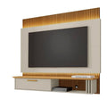 Panel Rack Tv 65" Paris Blanco Invierno con Luces Led