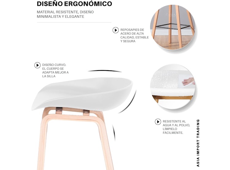 TABURETE NORDICO
