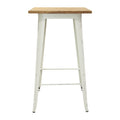 Mesa Tolix Bar Blanco 60X60