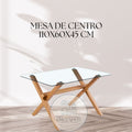 MESA DE CENTRO 110X60X45 CM